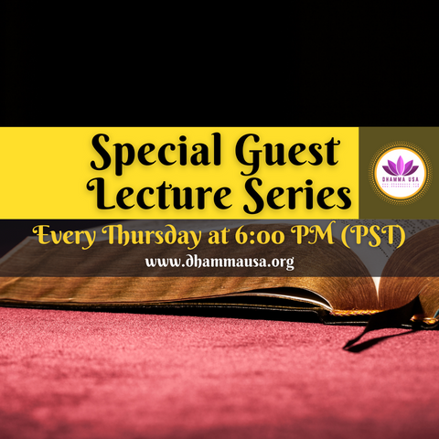 Eating Animals Vs. Buddhism | Special Guest Lecture Series | Lecture 1