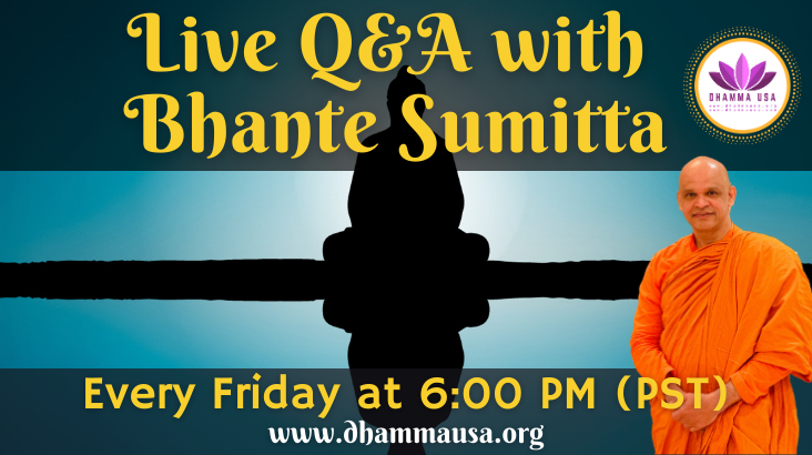“Diving into Dhamma: Live Q&A with Bhante Sumitta”