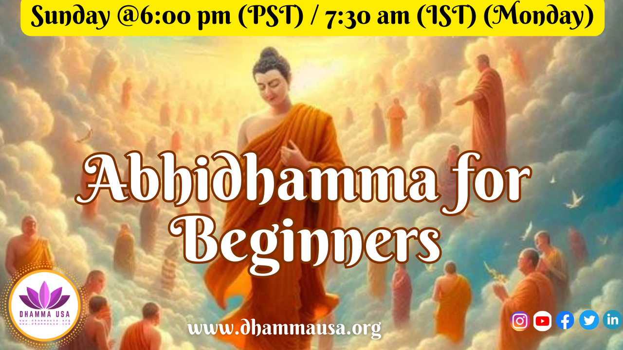 Abhidhamma for Beginners | Bhikkhuni Sākya Dhammadinnā