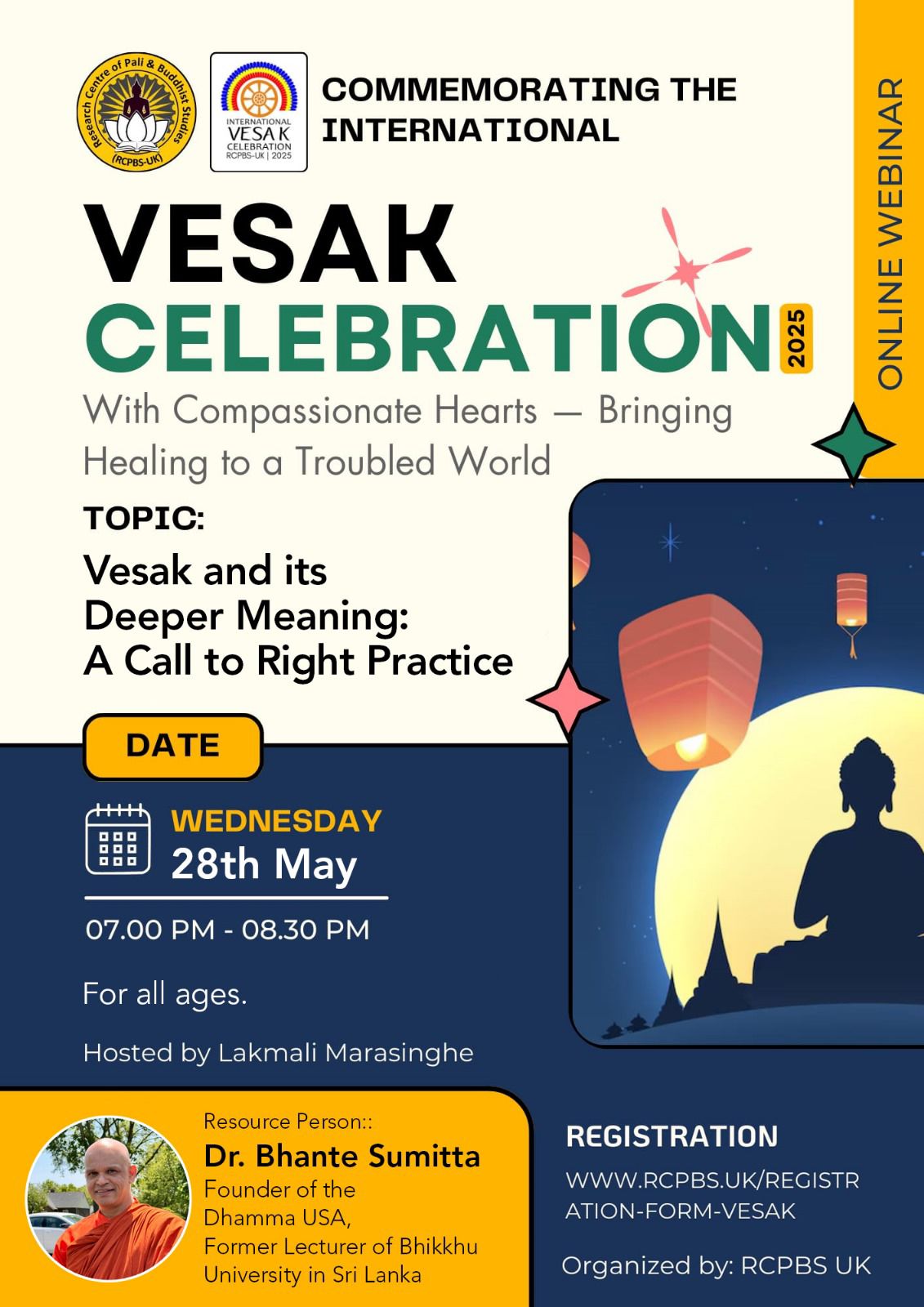 Commemorating Vesak Day (Online Webinar)